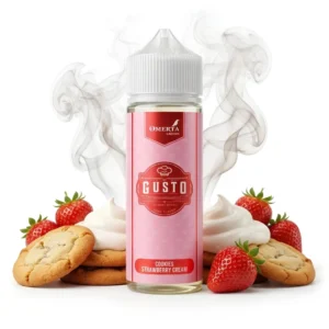 Omerta Gusto Cookies Strawberry Cream Flavor Shot 20mL/120mL