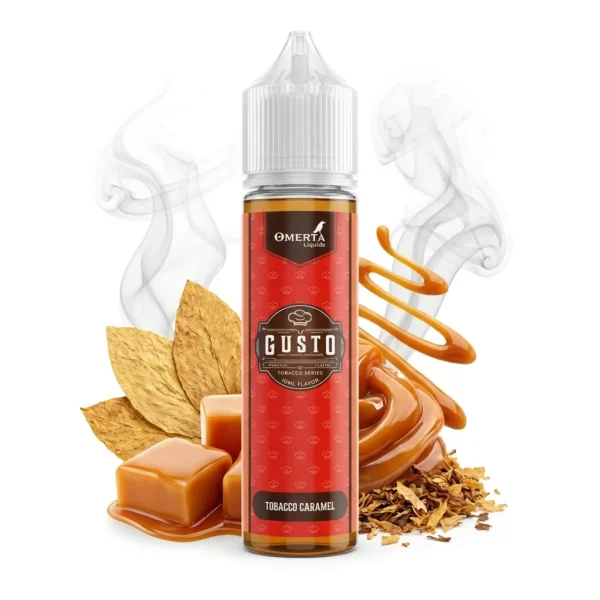 Omerta Gusto Tobacco Caramel Flavor Shot 10mL/60mL