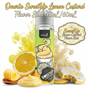 Omerta SweetUp Lemon Custard Flavor Shot 15mL/60mL