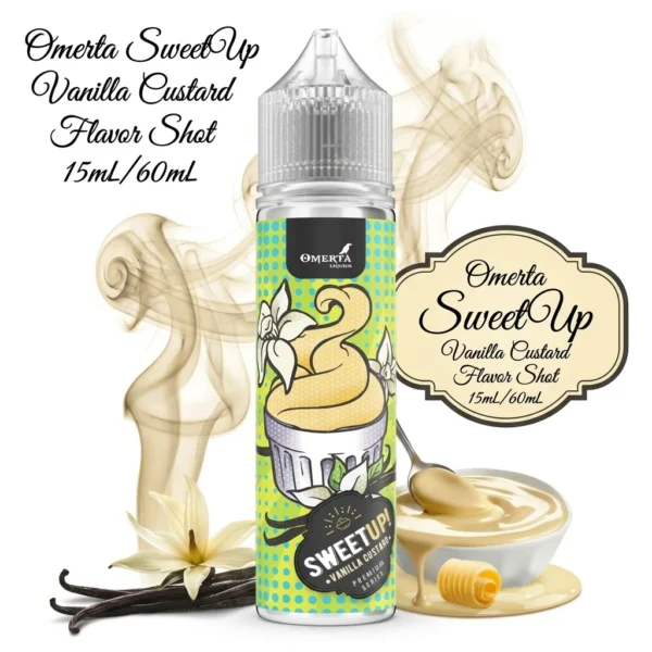 Omerta SweetUp Vanilla Custard Flavor Shot 15mL/60mL