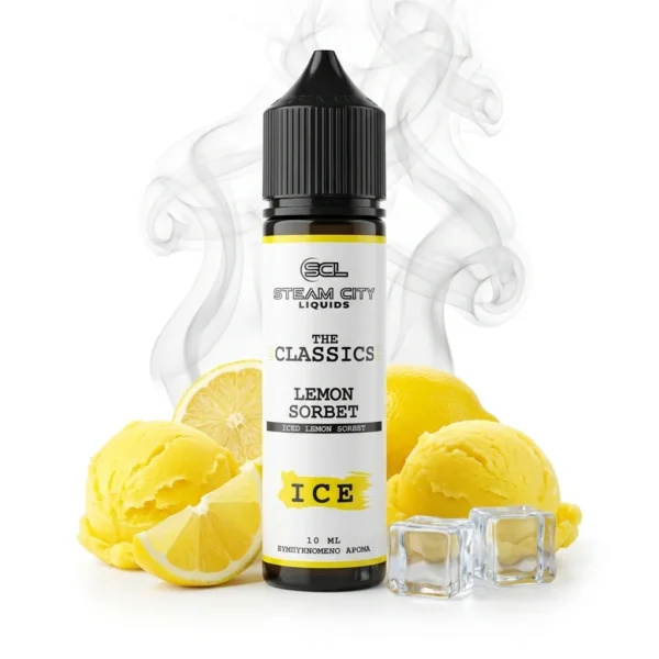 Steam City The Classics Lemon Sorbet Ice Flavor Shot 10mL/60mL