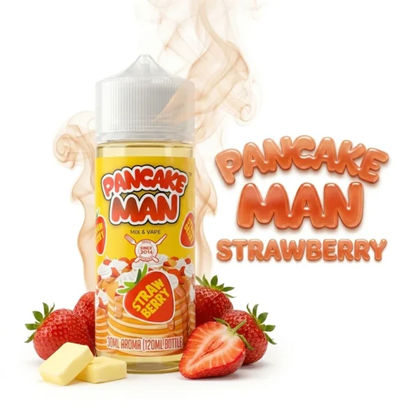 Pancake Man Strawberry Flavor Shot 30mL/120mL