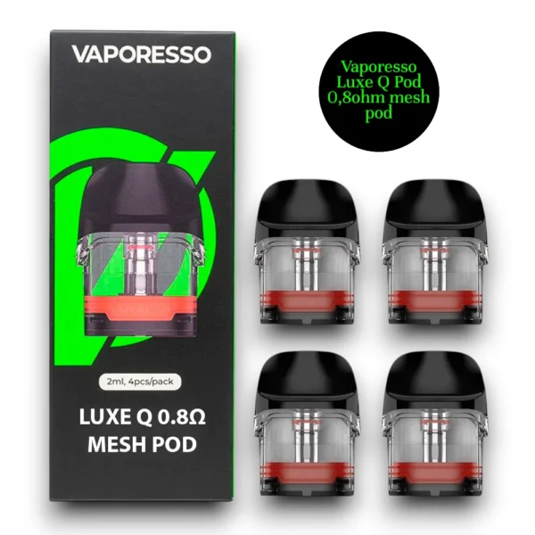 Vaporesso Luxe Q Pod 0,8ohm mesh pod (1τμχ) (2mL)