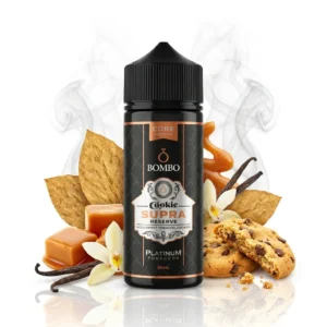 Bombo Platinum Tobaccos Cookie Supra Reserve Core Edition Flavor Shot 20mL/120mL