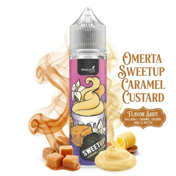 Omerta SweetUp Caramel Custard Flavor Shot 15mL/60mL