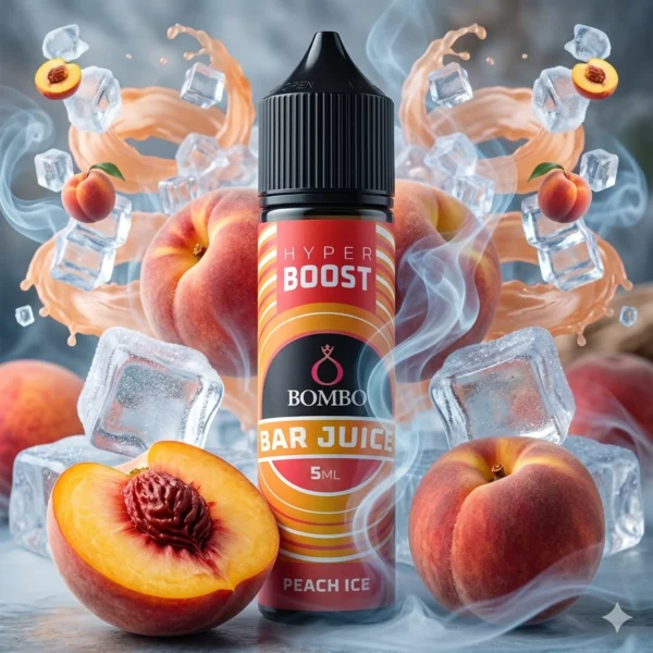 Bombo Bar Juice Hyper Boost Peach Ice 5ml/60ml