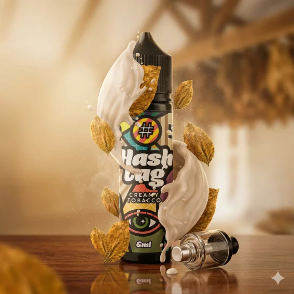 Hashtag Creamy Tobacco #5 (6ml Aroma / 60ml Bottle)