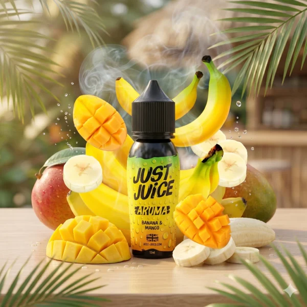 Just Juice Banana Mango Flavour Shot 12/60ml