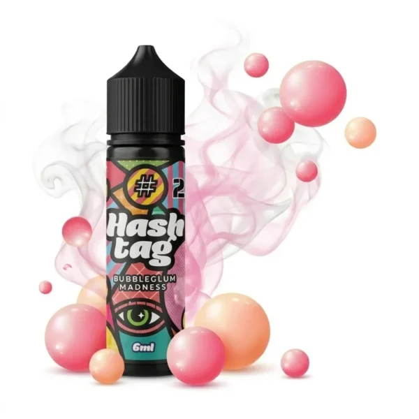 Hashtag #20 Bubblegum Madness Flavor Shot 6mL/60mL