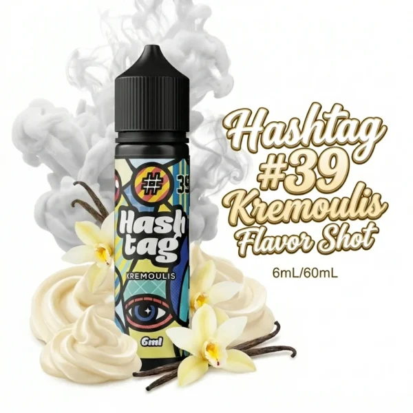 Hashtag #39 Kremoulis Flavor Shot 6mL/60mL