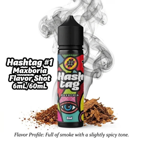Hashtag #1 Maxboria Flavor Shot 6mL/60mL