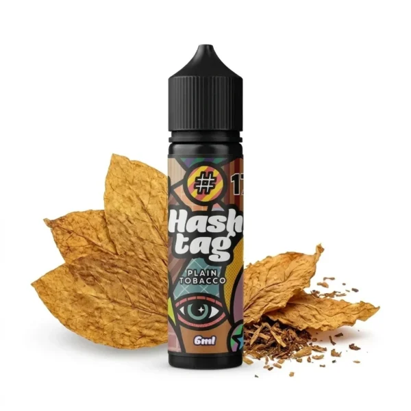 Hashtag #17 Plain Tobacco Flavor Shot 6mL/60mL