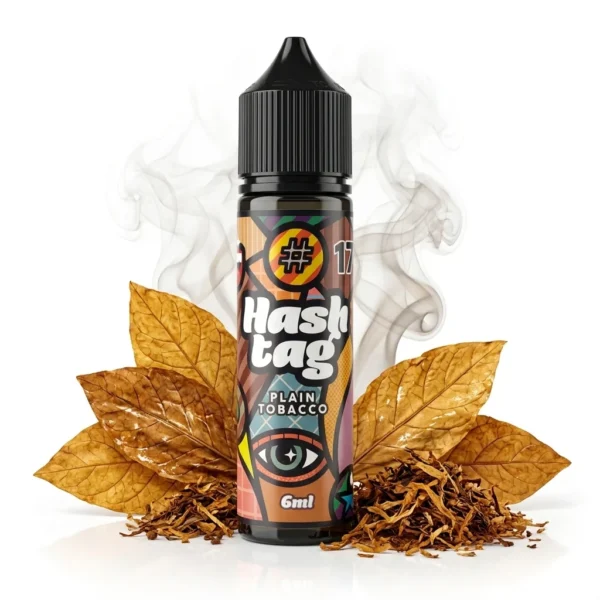 Hashtag #17 Plain Tobacco Flavor Shot 6mL/60mL