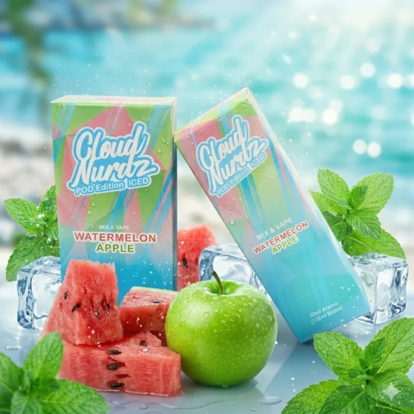 Cloud Nurdz – Watermelon Apple Iced (Flavor Shot)
