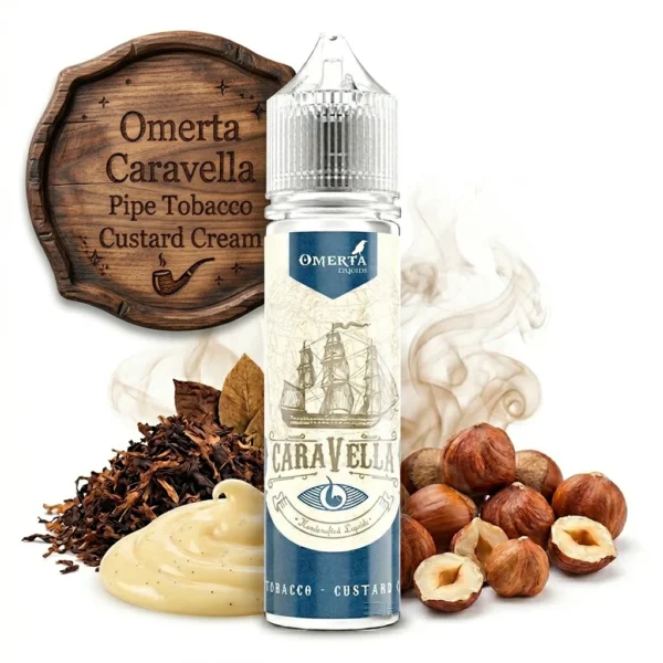 Omerta Caravella Pipe Tobacco Custard Cream Flavor Shot 15mL/60mL