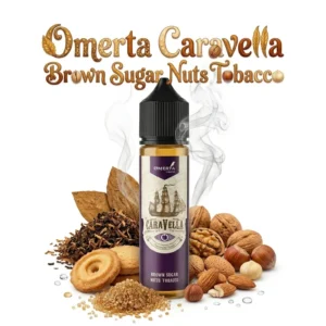 Omerta Caravella Brown Sugar Nuts Tobacco Flavor Shot 15mL/60mL
