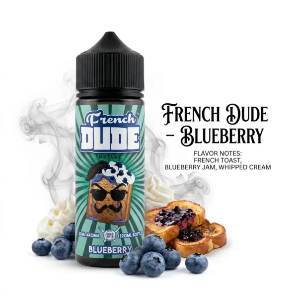 French Dude Blueberry Flavor Shot 30mL/120mL