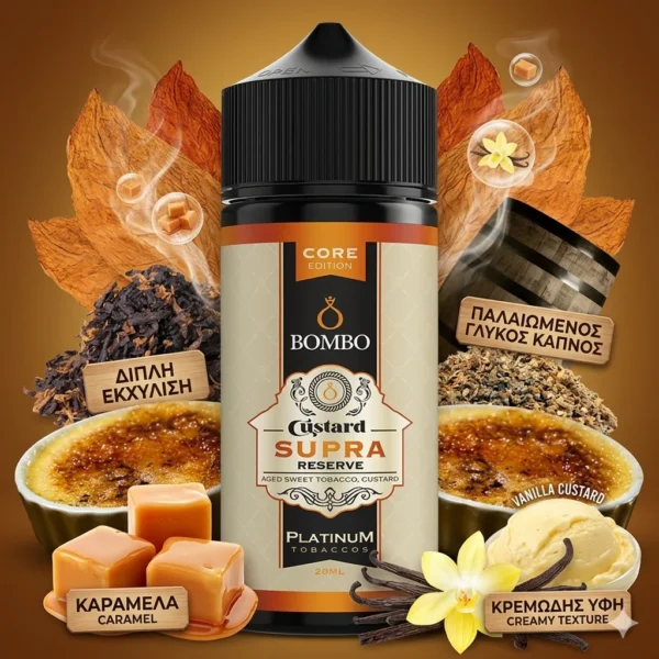 Bombo Platinum Tobaccos Custard Supra Reserve Core Edition 20ml/120ml