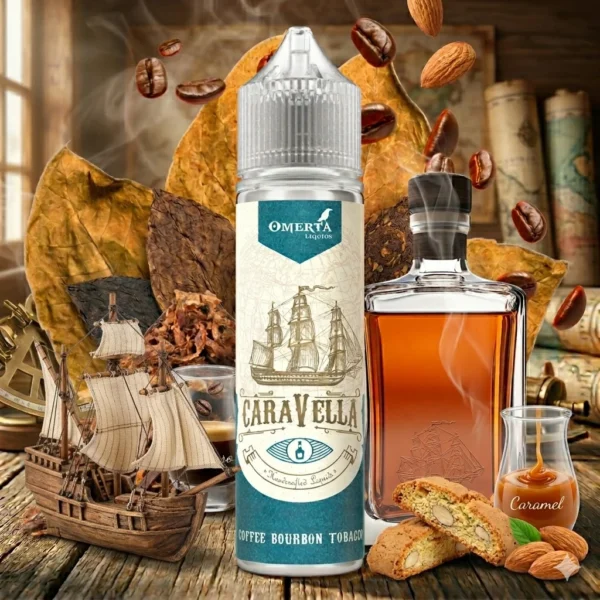 Omerta Caravella coffee bourbon tobacco 15mL/60mL
