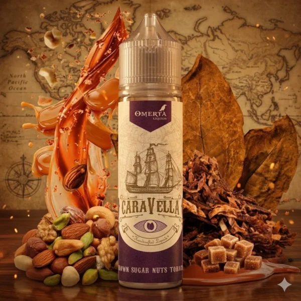 Omerta Caravella Brown Sugar Nuts Tobacco 15mL/60mL