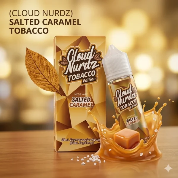 Cloud Nurdz – Salted Caramel Tobacco (Flavor Shot 20ml / 60ml)