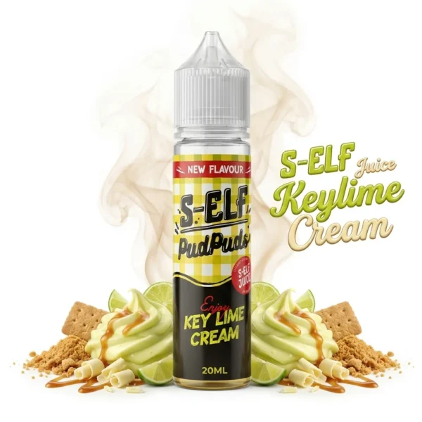 S-Elf Juice Pud Puds Keylime Cream Flavor Shot 20mL/60mL