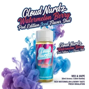 Cloud Nurdz Watermelon Berry Pod Edition Iced Flavor Shot 30mL/120mL
