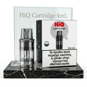 HiQ Cartridge 4mL Ανταλλακτικό Pod | 0.4 / 0.6 / 0.8 Ohm (1 Τμχ)