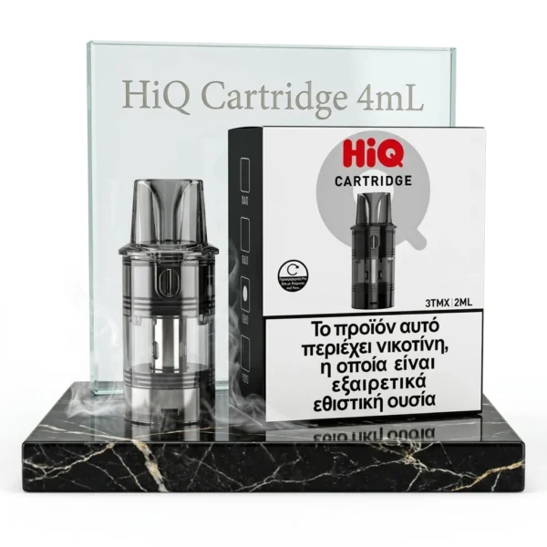 HiQ Cartridge 4mL Ανταλλακτικό Pod | 0.4 / 0.6 / 0.8 Ohm (1 Τμχ)