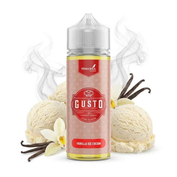 Omerta Gusto Vanilla Ice Cream Flavour Shot 20mL/120mL