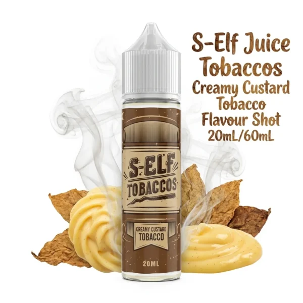 S-Elf Juice Tobaccos Creamy Custard Tobacco Flavour Shot 20mL/60mL