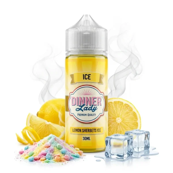 Dinner Lady Lemon Sherbets Ice Flavour Shot 30mL/120mL