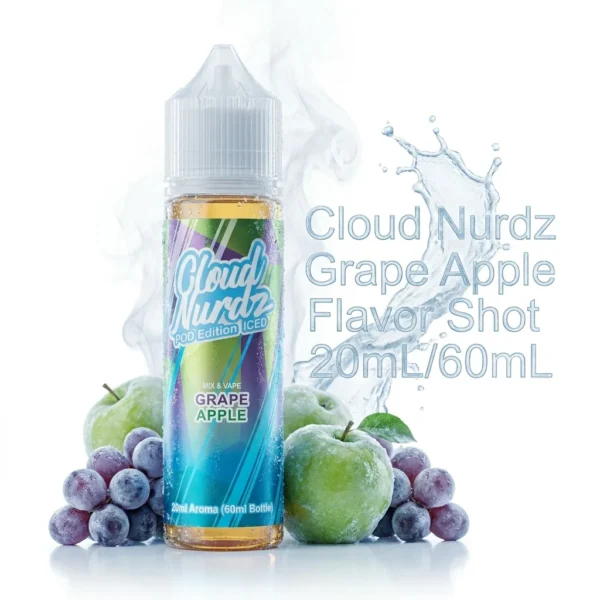 Cloud Nurdz Grape Apple Flavor Shot 20mL/60mL