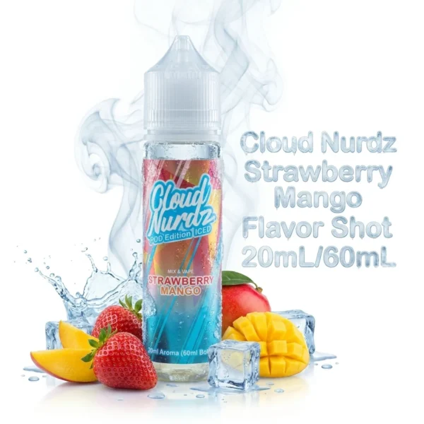 Cloud Nurdz Strawberry Mango Flavor Shot 20mL/60mL
