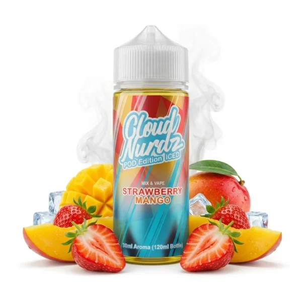 Cloud Nurdz Strawberry Mango Flavor Shot 30mL/120mL