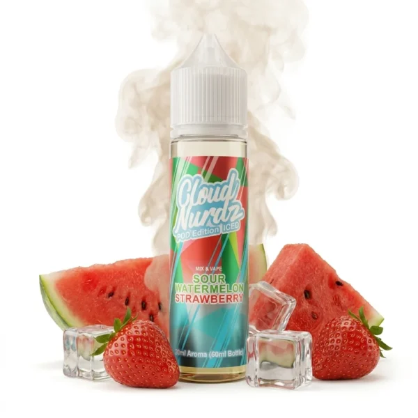Cloud Nurdz Watermelon Strawberry Flavor Shot 20mL/60mL
