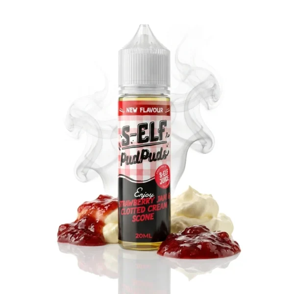 S-Elf Juice Pud Puds Strawberry Jam Cream Flavor Shot 20/60mL