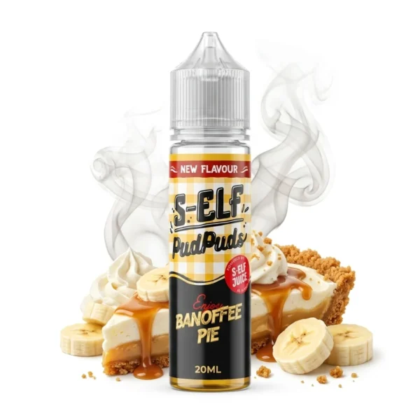 S-Elf Juice Pud Puds Banoffee Pie Flavor Shot 20mL/60mL