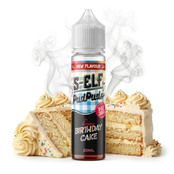 S-Elf Juice Pud Puds Birthday Cake Flavor Shot 20mL/60mL