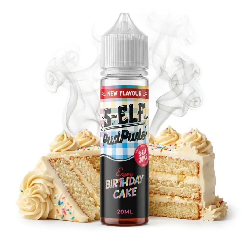 S-Elf Juice Pud Puds Birthday Cake Flavor Shot 20mL/60mL