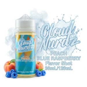 Cloud Nurdz Peach Blue Raspberry Flavor Shot 30mL/120mL