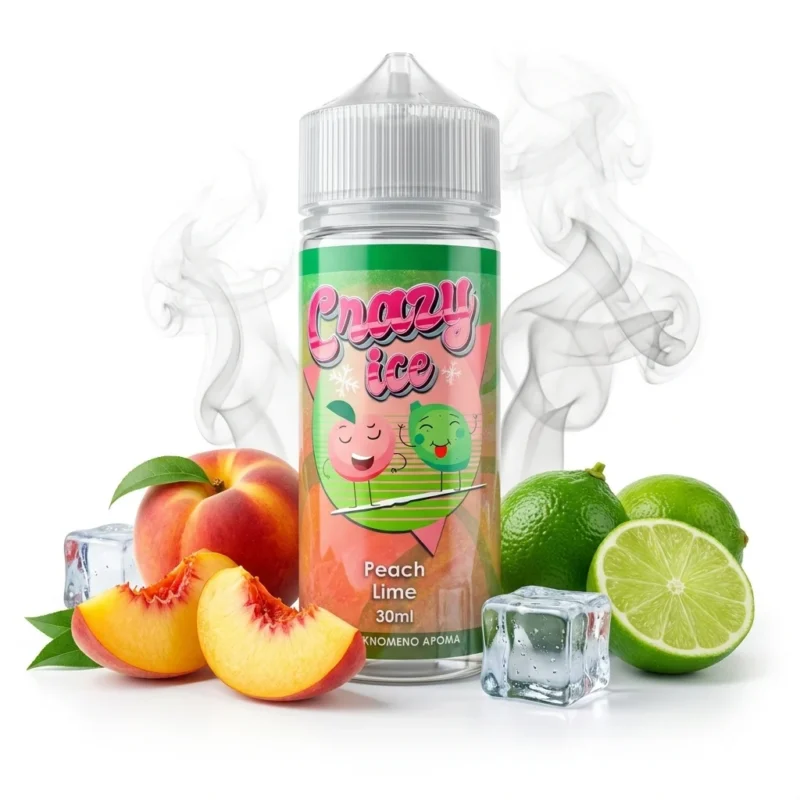 Steam City Crazy Ice Peach Lime Flavor Shot 20mL/120mL