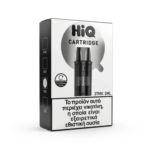 HiQ Cartridge 2mL Ανταλλακτικό Pod (1Τμχ)