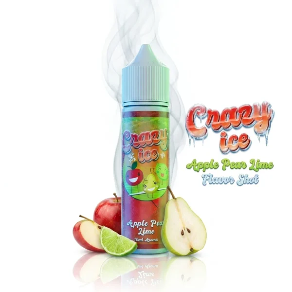 Steam City Crazy Ice Apple Pear Lime Flavor Shot 10mL/60mL