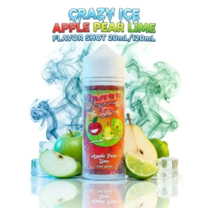 Steam City Crazy Ice Apple Pear Lime Flavor Shot 20mL/120mL