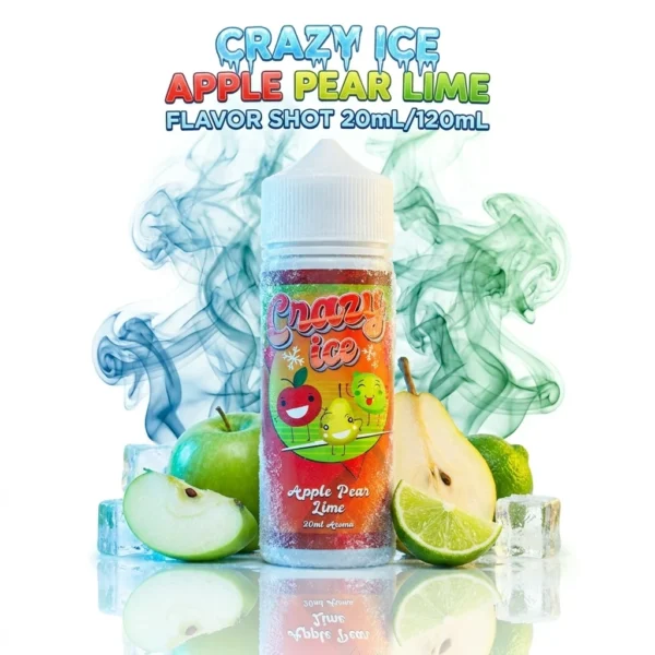 Steam City Crazy Ice Apple Pear Lime Flavor Shot 20mL/120mL