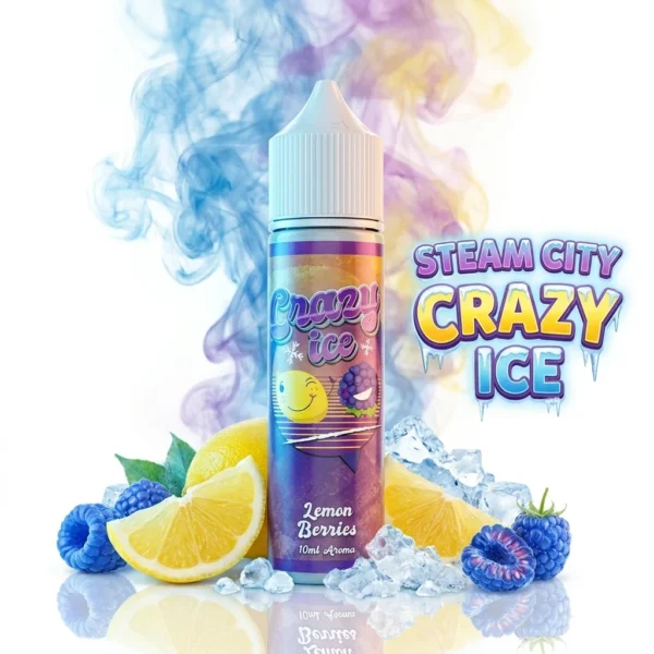 Steam City Crazy Ice Lemon Berries Flavor Shot 10mL/60mL