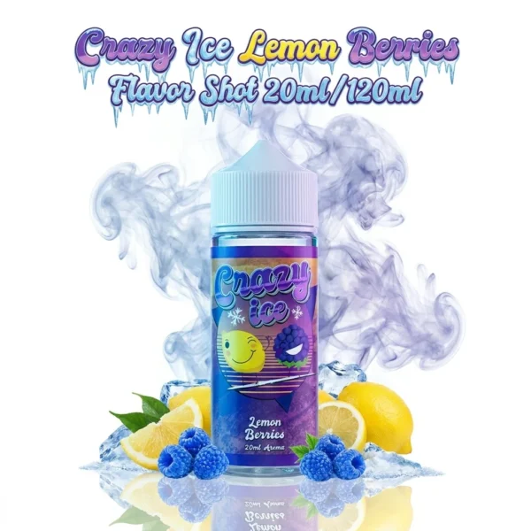 Steam City Crazy Ice Lemon Berries Flavor Shot 20mL/120mL