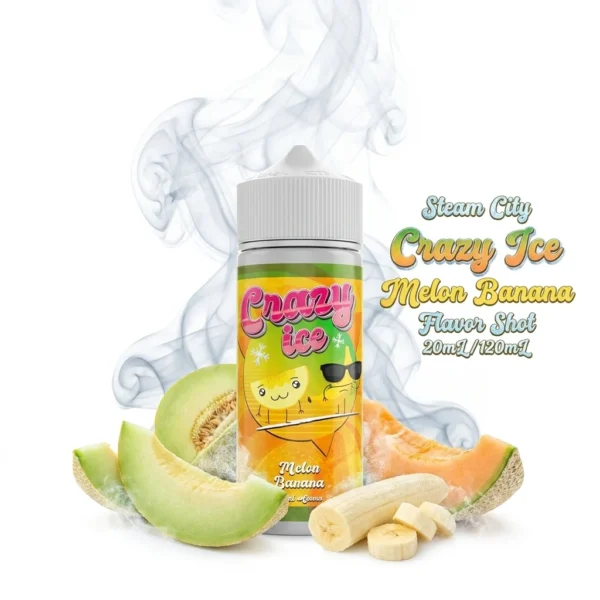 Steam City Crazy Ice Melon Banana Flavor Shot 20mL/120mL
