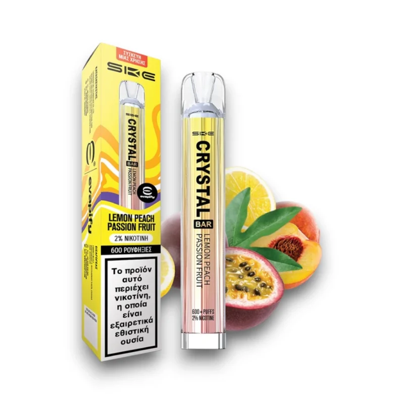 SKE Crystal Bar Lemon Peach Passion Fruit 20mg 2ml